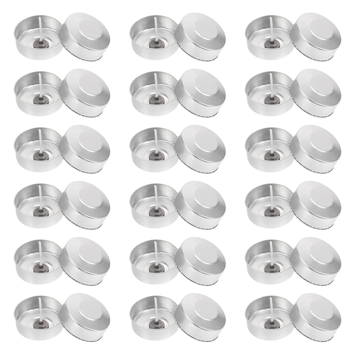supports bougies parfumées argentés tiges adhésif modernes set diy fabrication lumière chaleureuse