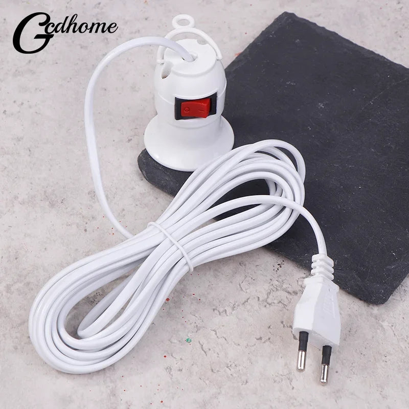 câble électrique blanc moderne prise interrupteur cordon alimentation lampe led suspension fixe