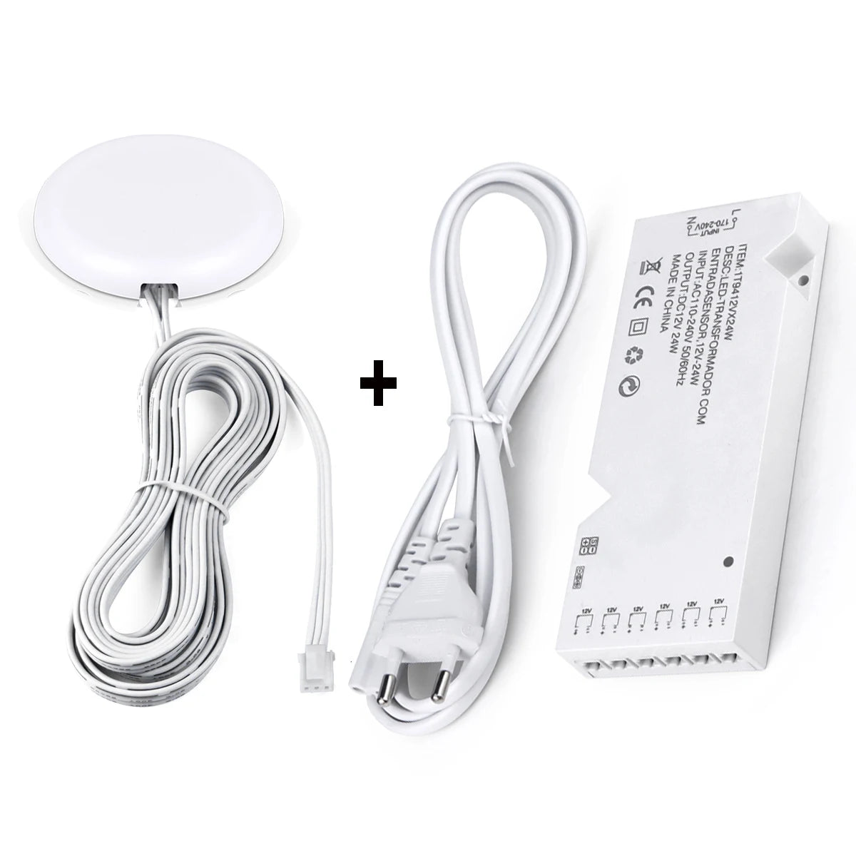 transformateur led 12v blanc moderne adhésif câble us eu indicateur bleu connecteurs dupont