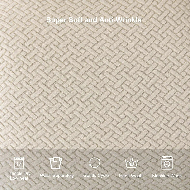 housses fauteuil vert clair tissu motifs geometriques anti debit adhésifs modernes polyester elastique salon