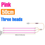 lampe led plante 30 50cm blanc rose bleu moderne clips adaptable usb