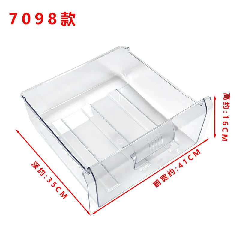 tiroir réfrigérateur transparent moderne pratique taille 24.5cm 19.5cm 37.5cm