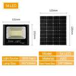 projecteur solaire led moderne ip67 télécommande fixations noir blancextérieur rechargeable autonomephotosensoriel