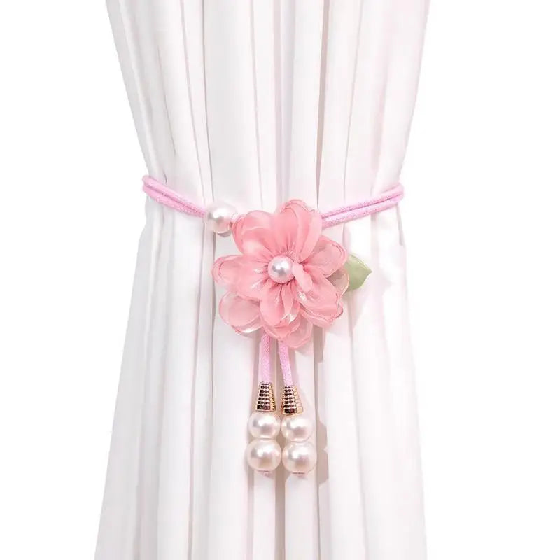 ruban fenêtre fleuri décoratif violet noir blanc rose vert élégant multifonction fixe
