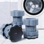 pieds machine laver ajustables gris texture rugueuse moderne télescopiques