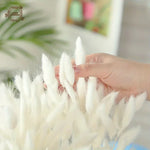 décoration naturelle plumes séchées blanches douces rustique anniversaire mariage deco maison