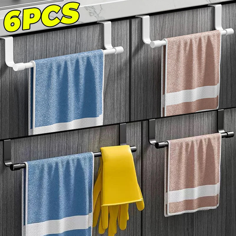 porte serviettes mural acier inoxydable moderne clips serviettes colorées rangement salle bain cuisine support