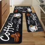 tapis sol moderne noir coffee time fleurs intérieur salon décoration chambre bainextérieur