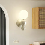 applique murale moderne sphères colorées blanc rouge vert éclairage quotidien fixée mur nordique