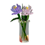 bouquet fleurs artificiel rose vert violet blanc rouge minimaliste maison