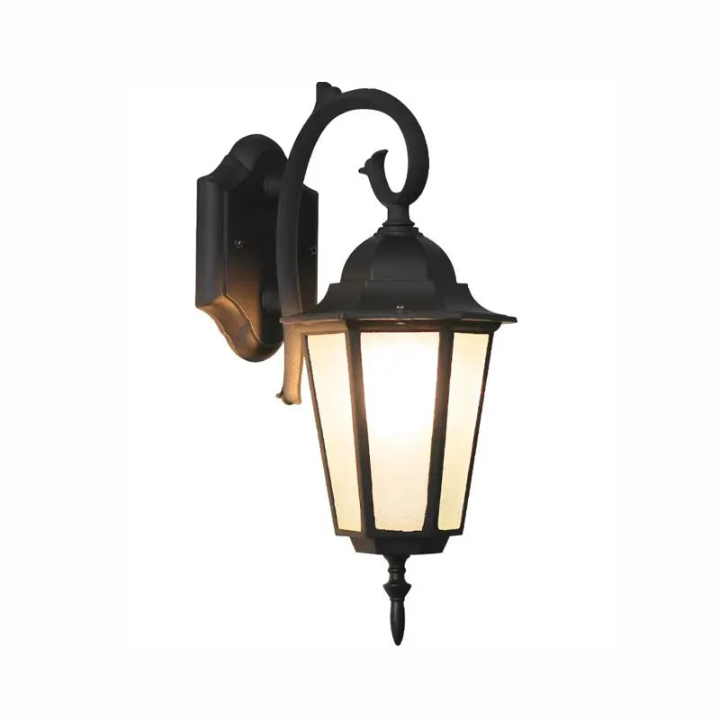 lampe murale classique vintage métal doré antique fixations extérieure intérieure