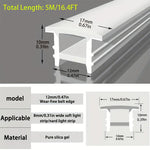 couverture silicone ruban led blanc moderne adhésif doux contemporain 1000cm 100cm 200cm