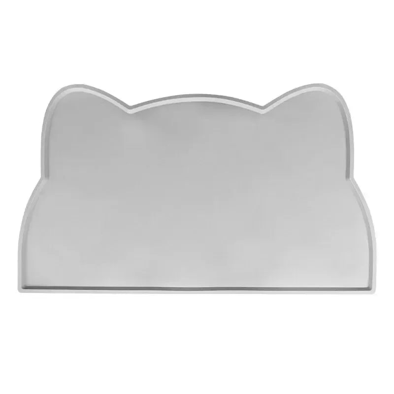 tapis silicone anti déversement chat chien moderne bols animaux transparents grande taille