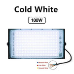 projecteur led violet blanc moderne ip65 50w 100w grille clips