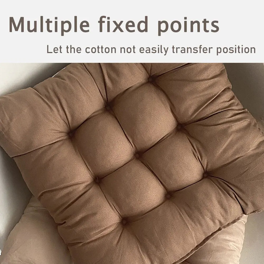 coussin chaise bébé beige mousse pe coton polyester amovible lavable moderne fixé oreillettes