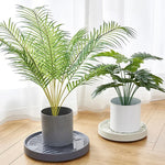 support plante gris blanc rayures horizontales moderne portable amovible robuste