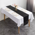 chemin table pailleté moderne bleu rouge noir doré vert rose gris violet festif opaquet