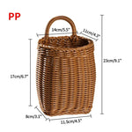paniers rangement rotin marron clair tressage régulier rustique maison cuisine