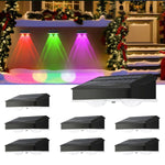 éclairage paysager led solaire extérieur moderne spot ip65 noir mat auto on off
