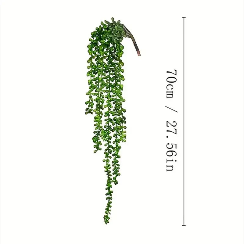 plantes artificielles vertes gouttes pendantes moderne suspension tringle extérieur décoration maison anniversaire vigne