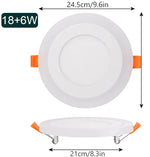plafonnier led moderne blanc télécommande 110v 220v rgb 6w 9w 16w 24w