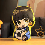 coussin anime personnages football ballons peluche lavable adulte oblong itoshi seishiro meguru