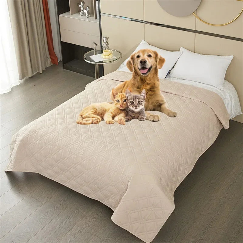 protège lit imperméable anti dérapant gris motif géométrique moderne tapis pliant lit polyester qualité