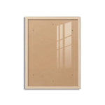 cadre photo moderne noir blanc bois transparent verre acrylique fond carton inclinable poser