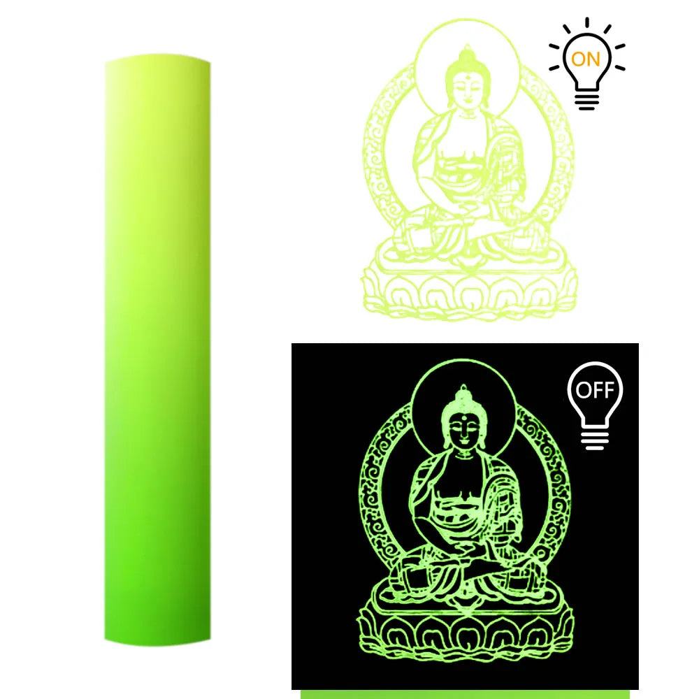décoration murale fluorescente stickers diy panneau indicateur lettres motifs vert fluo