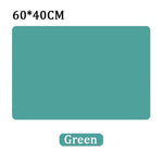tapis table silicone moderne 60x40cm 40x30cm bleu jaune vert gris assiettes cuillers bols verres