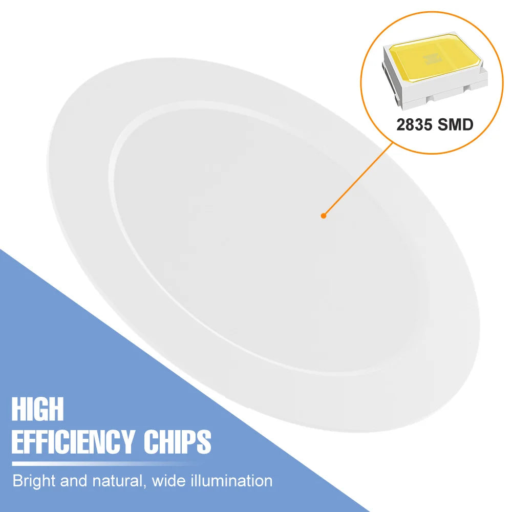 Downlight led blanc moderne encastrable 220v 5w 10w 15w 20w 25w cold white