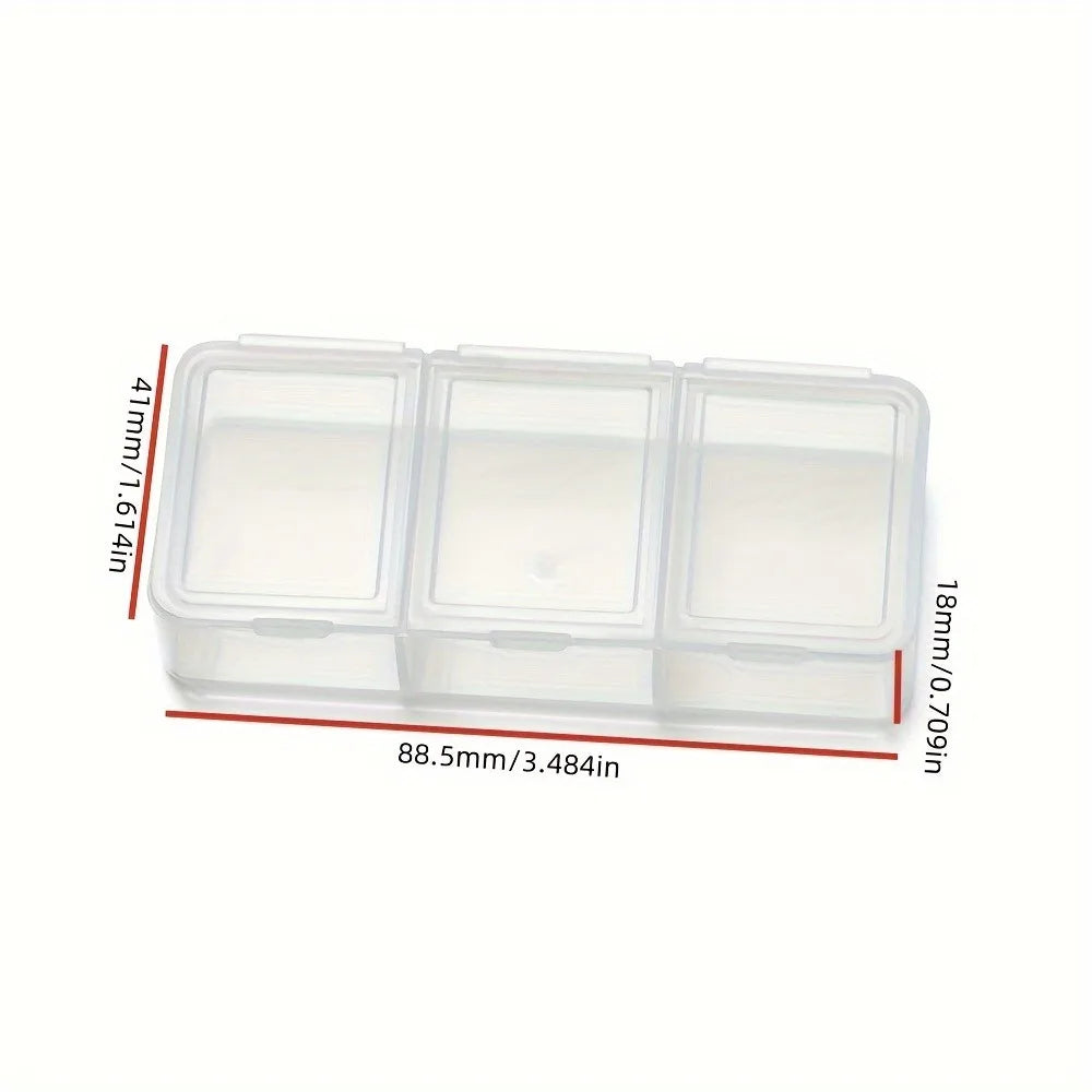 boîte bijoux transparente bleue rose pratique compartiments motifs floraux clips