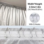 rideau romain moderne polyester argenté semi transparent fenêtre élégant plissé