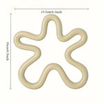 support livre étoile moderne silicone noir blanc gris rose pâle