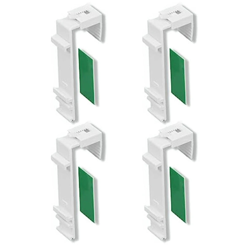 supports rideau plissé adhésif blanc moderne fixations rideau plissé accessoire rideau chanvre