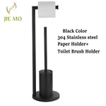 support papier toilette moderne brosse inoxydable noir or argent durable