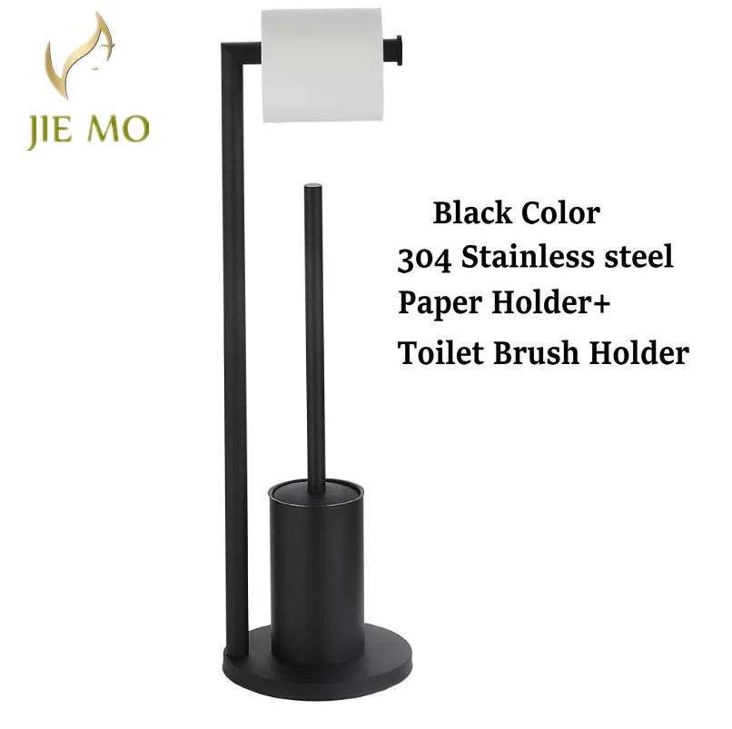 support papier toilette moderne brosse inoxydable noir or argent durable