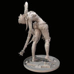 statue résine rouge noire détails métalliques gothique articulée anniversaire 14+