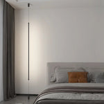 lampe poser moderne noire led adhésif 6w 10w lisse aluminium câble électrique