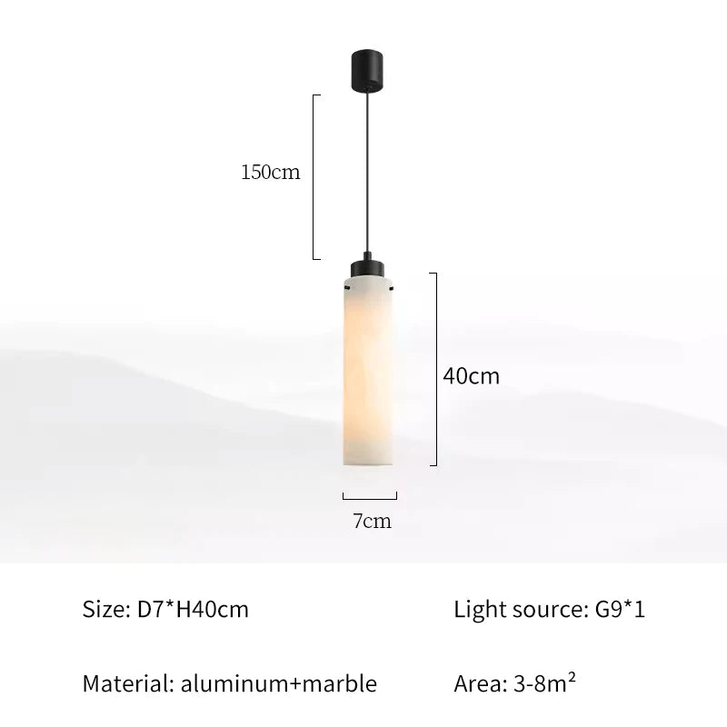 lampe suspendue marbre moderne blanc noir salle bain salon chambre