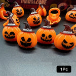 anneaux lumineux halloween araignées crânes citrouilles fantômes orange rose vert bleu noir blanc festive