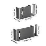 support mural adhésif gris moderne rangement papier toilette plastique sacs poubelles multifonction humidité résistance