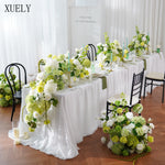 décoration mariage table rose blanche verte anniversaire événement romantique champêtre élégante