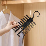 porte cravates rotatif support cravates multiples rangement ceintures accroche tringle moderne minimaliste