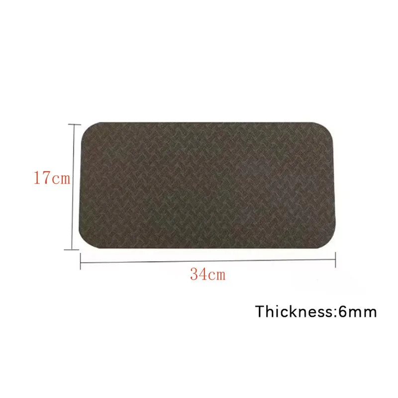 tapis couture anti dérapant réduit vibrations texture micro perforée moderne adhésif rose bleu marine