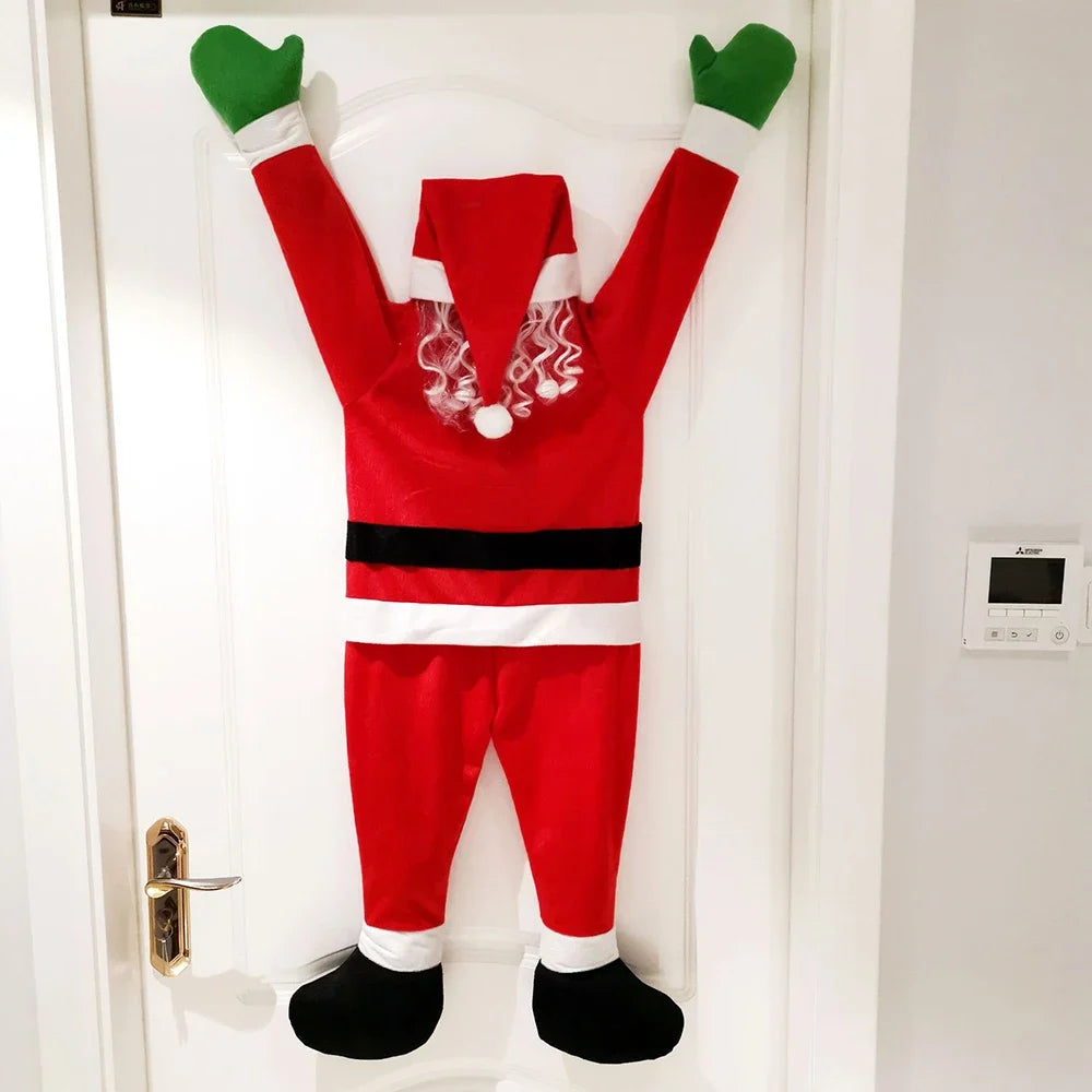 Père Noël saphir profond sur cheminée