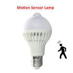 ampoule led blanc capteur mouvement 18w e27 rayures fines modernes 5500k 80000h
