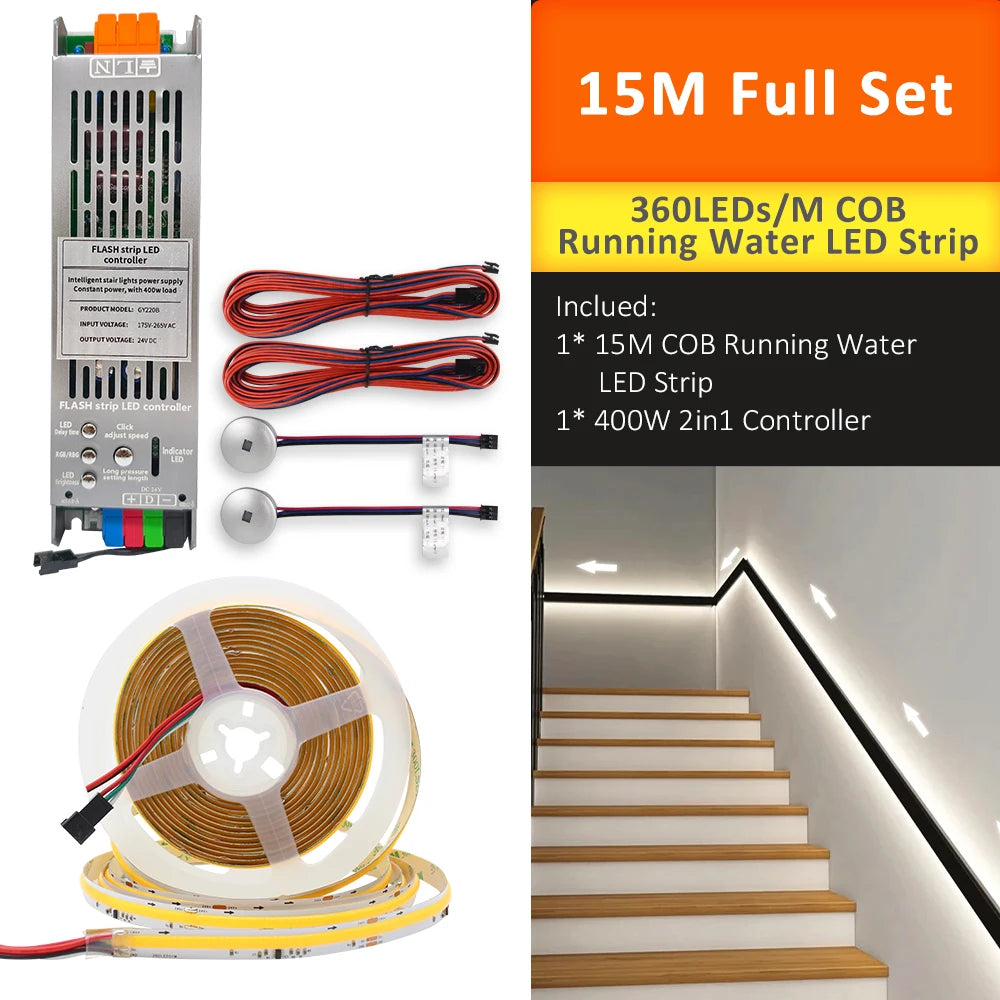 ruban led blanc chaud blanc naturel blanc froid moderne adhésif 360 leds ws2811 24v