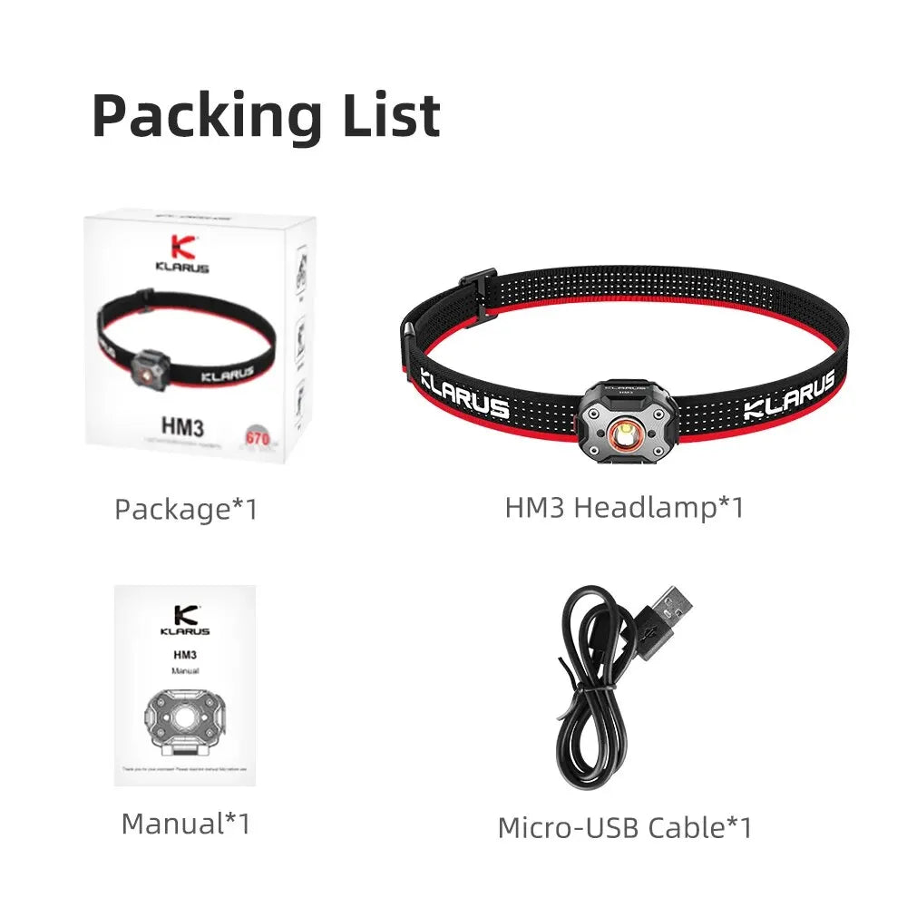 lampe frontale noire rechargeable led ceinture ajustable mode moderne usb câble pêche camping