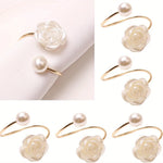 porte serviettes décoratifs rose or blanc imitation ajustables table événementnels élégants